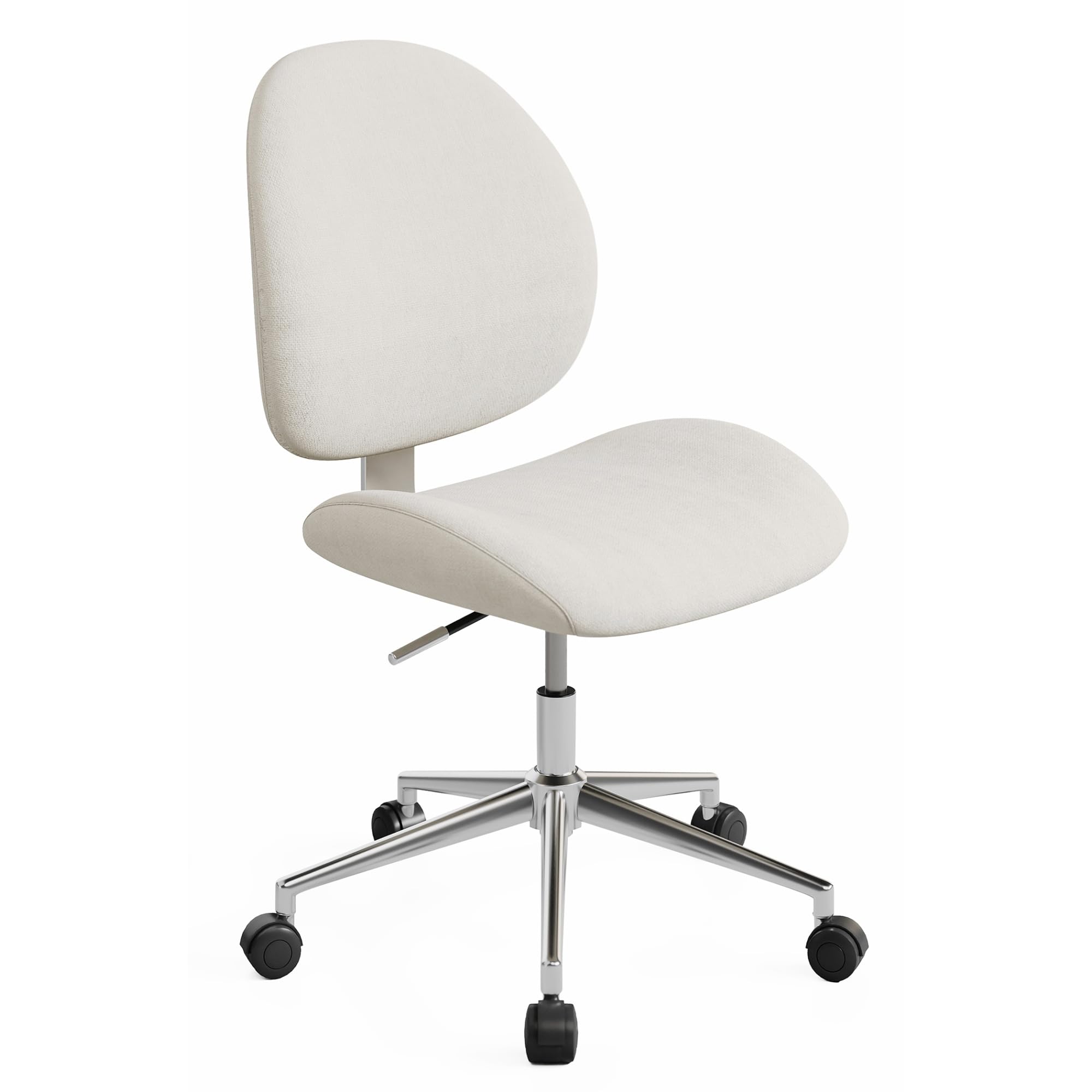 Amazon.com: Realspace® Brigsley Fabric Low-Back Task Chair, Cream
